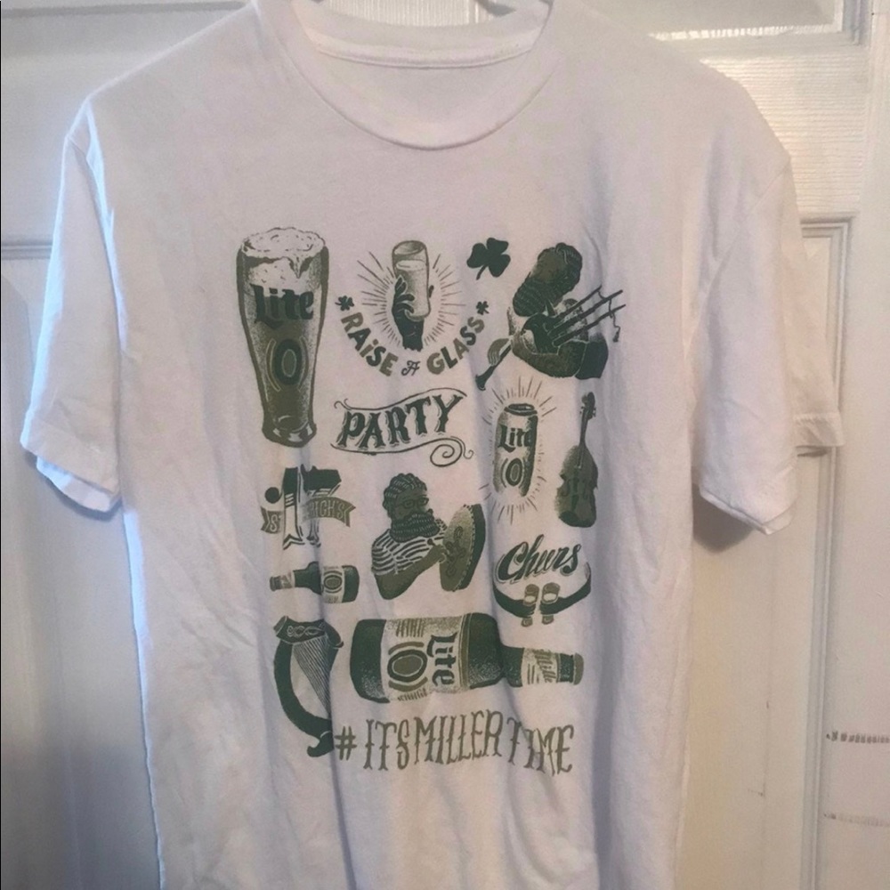 St Patrick's Day shirt Miller Time